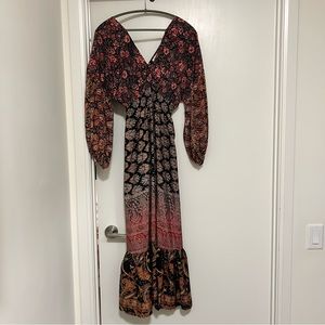 Long Dress with Flowers